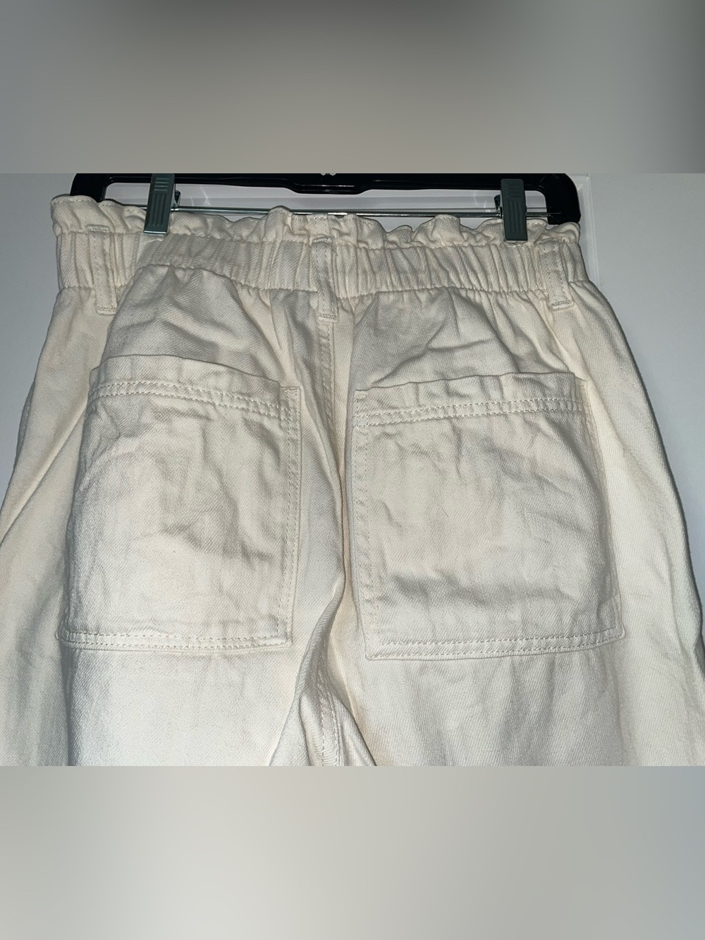 Universal Thread Cream Paperbag Waist Pants - Picture 3 of 8